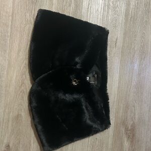 Christian Lacroix Black Faux Fur Accessory